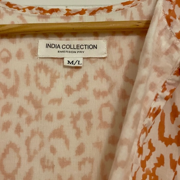 Emerson Fry Isla Dress in Sunbaked Leopard Size M/L NWOT - Picture 6 of 7